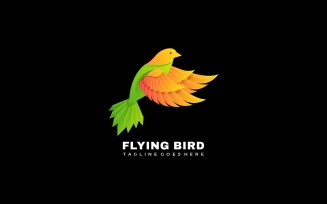 Falcon Bird Colorful Logo Template