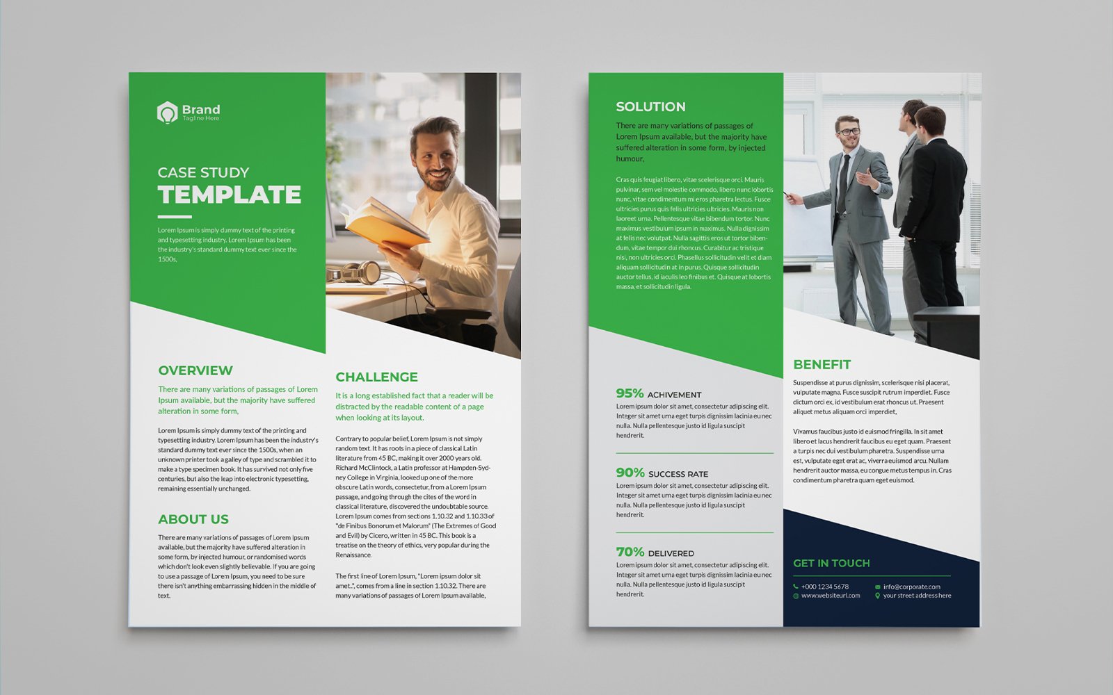 Template #201647 Agency Booklet Webdesign Template - Logo template Preview