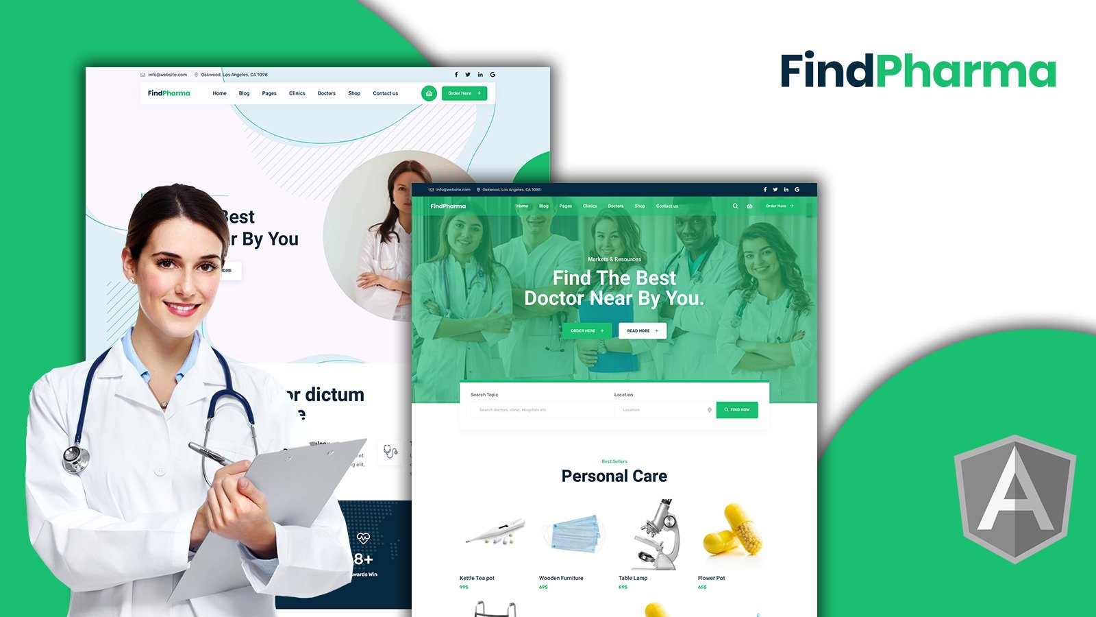 Kit Graphique #201656 Docteur Sant� Web Design - Logo template Preview