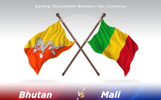 Bhutan versus Mali Two Flags