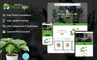 Plant Life Nursery - OpenCart Responsive Theme