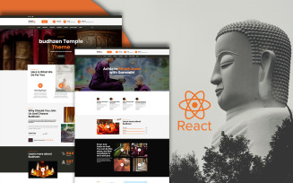 Templezen - Temple React Website template