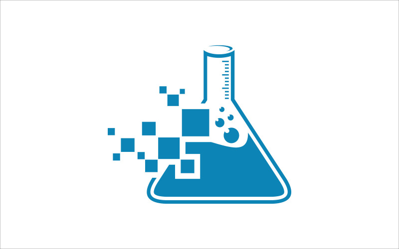 Pixel lab vector template Logo Template