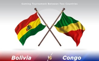 Bolivia versus Congo Two Flags