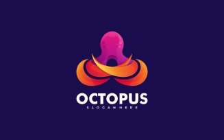 Octopus Gradient Logo Template