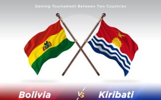 Bolivia versus Kiribati Two Flags