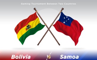 Bolivia versus Samoa Two Flags