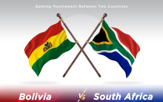 Bolivia versus south Africa Two Flags