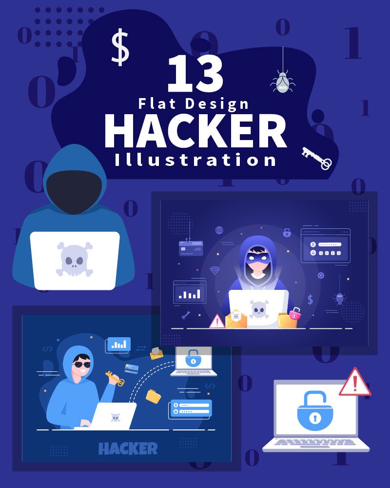 Template #202119 Hacker Cyber Webdesign Template - Logo template Preview