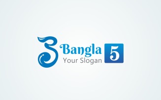 Bangle 5 Logo Design Template