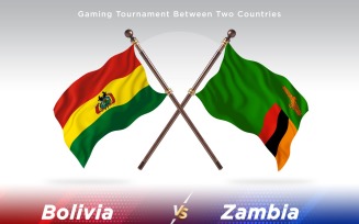 Bolivia versus Zambia Two Flags