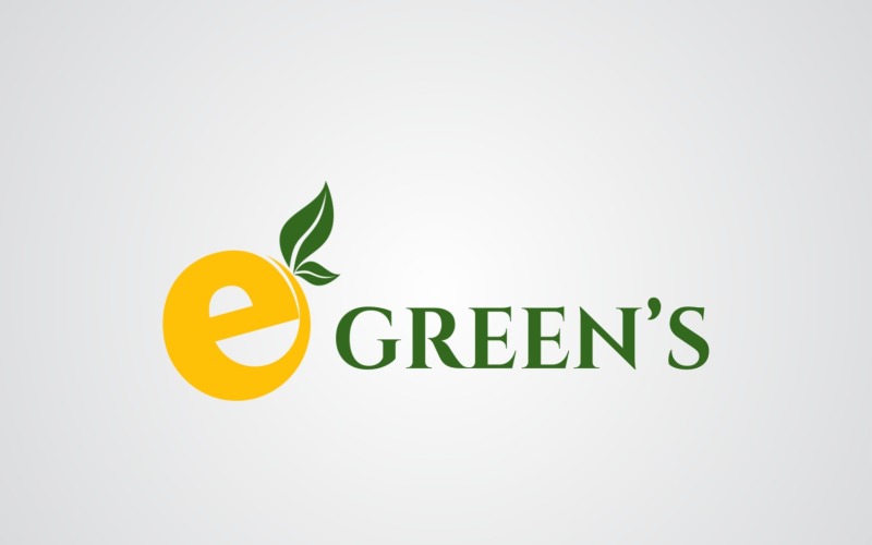 Green's Logo Design Template Logo Template