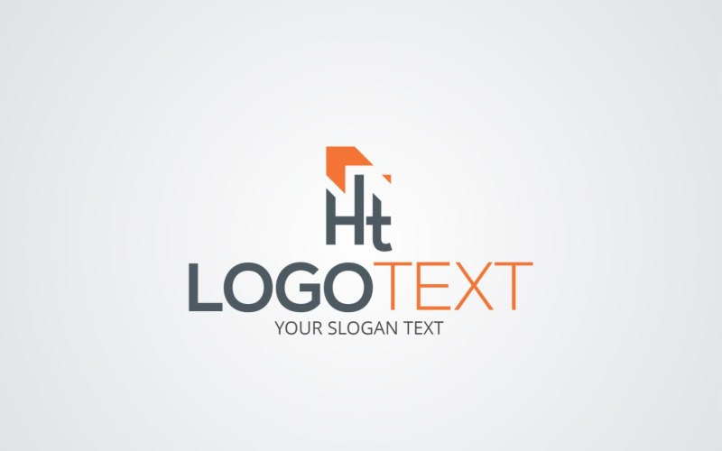 Ht Logo Text Logo Design Template Logo Template