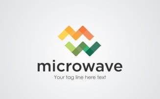 Microwave Logo Design Template