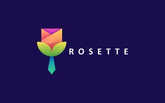 Rose Colorful Logo Template
