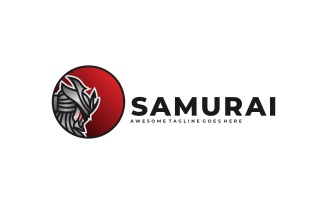 Samurai Simple Logo Template