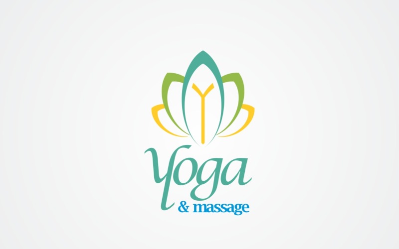 Yoga & Massage Logo Design Template Logo Template