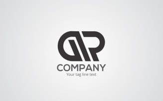 AR Company Logo Design Template