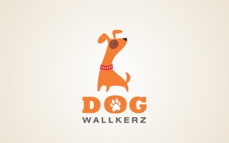 Dog Walkerz Logo Design Template