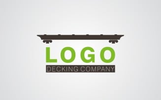 Logo Decking Company Logo Design Template