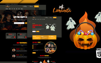 Lumanita Halloween Events HTML5 Website Template