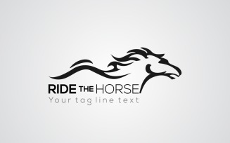 Ride The House Logo Design Template