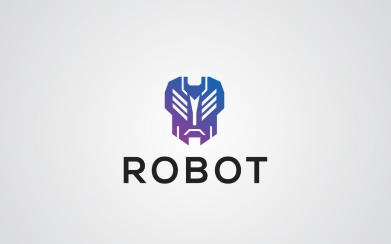 Robot Logo Design Template Logo Template