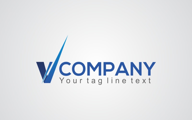 V Company Logo Design Template Logo Template