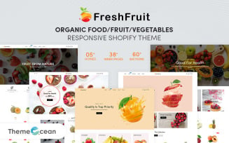 FreshFruit - Organic Food/Fruit/Vegetables eCommerce Shopify Theme