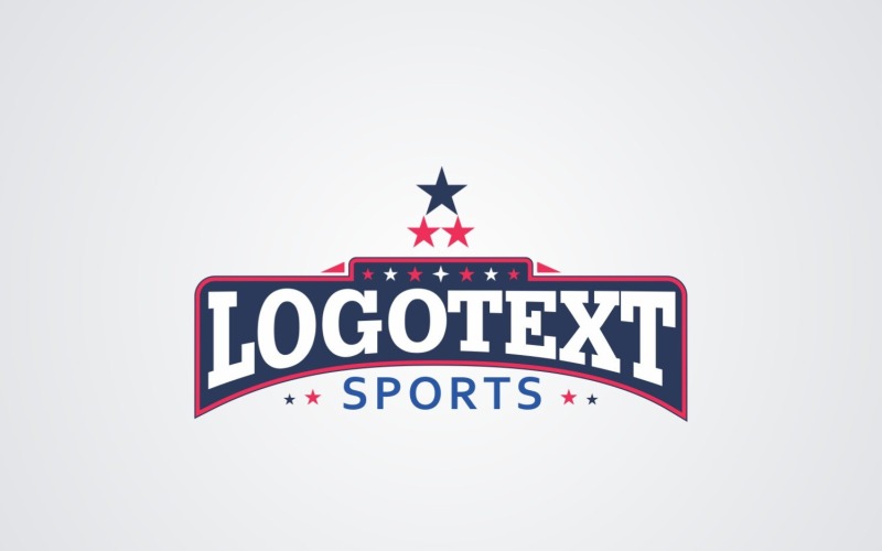 Logo Text Sport Logo Design Template Logo Template