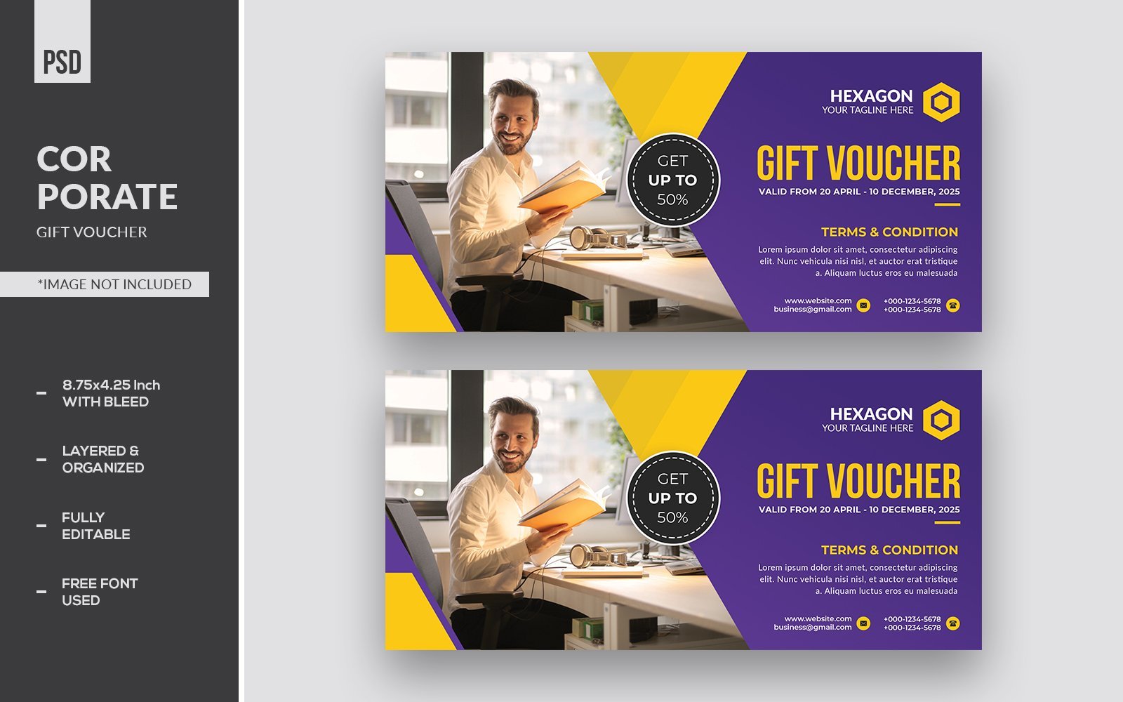 Template #202512 Voucher Gift Webdesign Template - Logo template Preview