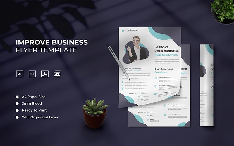 Template #202520 Brochure Poster Webdesign Template - Logo template Preview