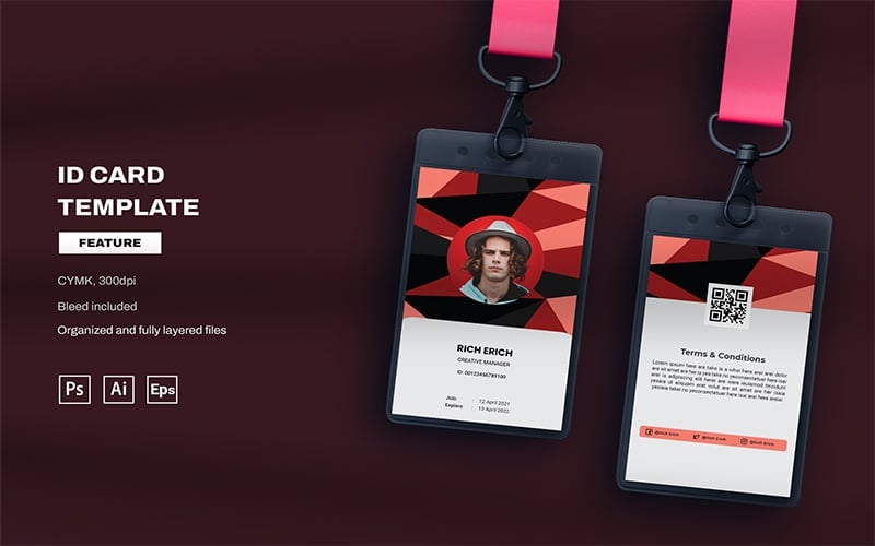 Kit Graphique #202530 Id Card Divers Modles Web - Logo template Preview