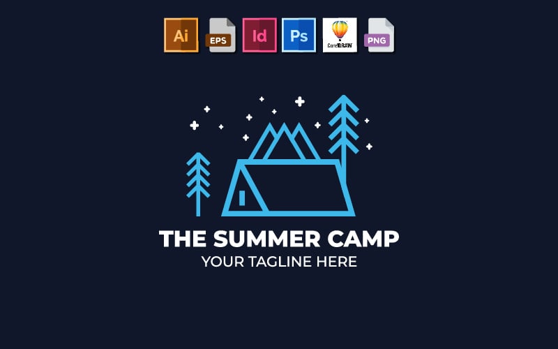 Kit Graphique #202558 Summer Camp Divers Modles Web - Logo template Preview