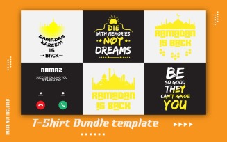 Creative 6 T-Shirt Bundle Pack Design