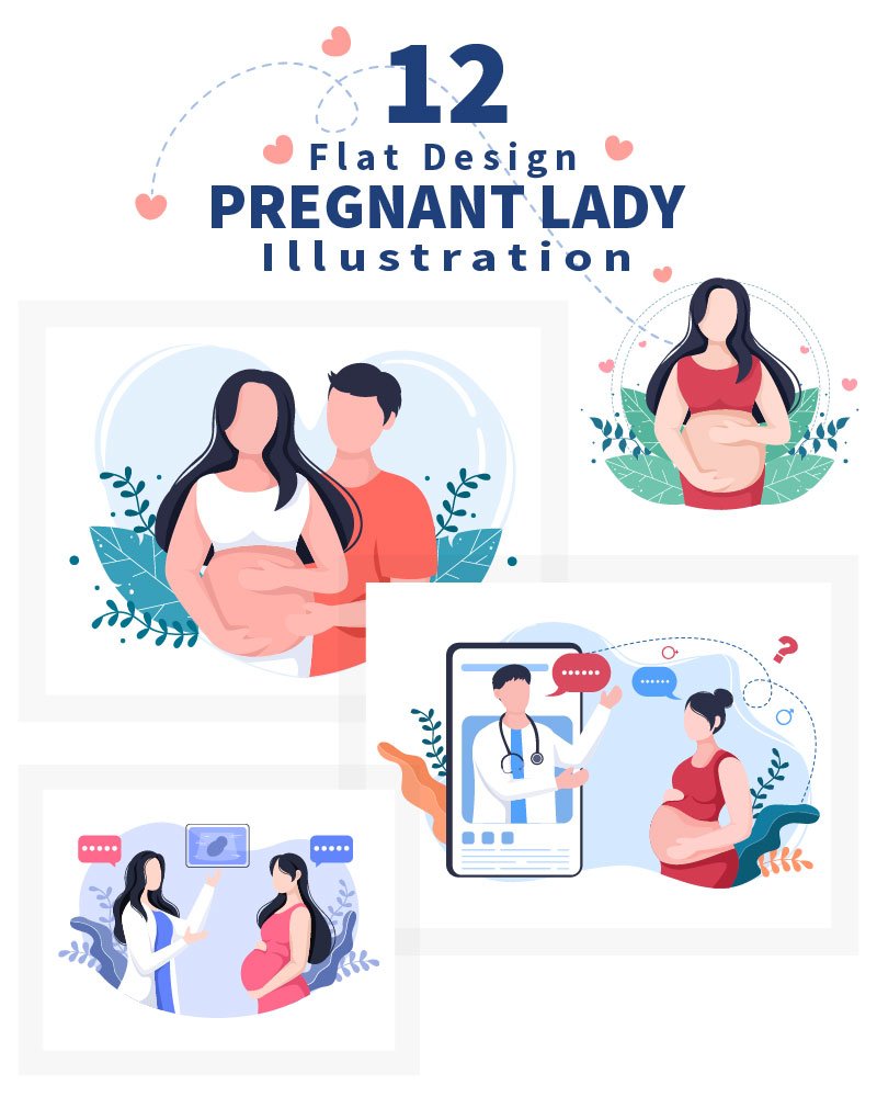 Kit Graphique #202634 Pregnancy Pregnant Divers Modles Web - Logo template Preview