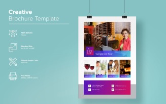 Beverages company design template