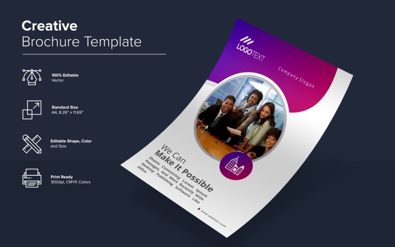 Biasness Creative Brochure Design Template Corporate Identity