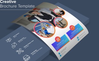 Constructions and Industry Company Brochure Design Template
