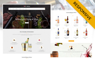 DWine - Online Wine Shop Opencart Responsive Theme
