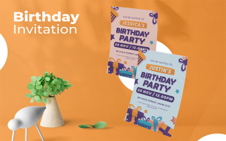 Jessica Birthday Party - Invitation