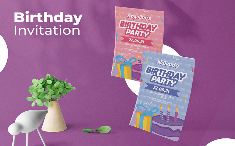 William Birthday Party - Invitation Corporate Identity