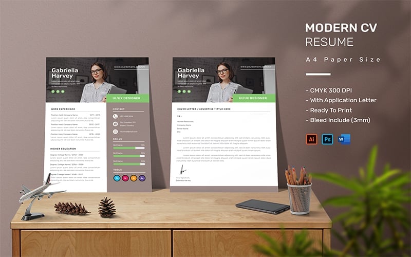 Kit Graphique #202761 Resume Business Divers Modles Web - Logo template Preview