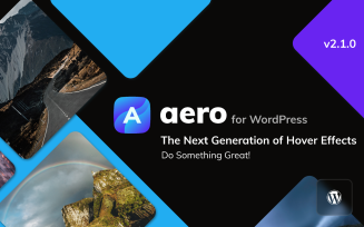 Aero for WordPress - Image Hover Effects WordPress Plugin