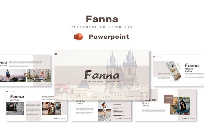 Fanna - Powerpoint Template PowerPoint Template