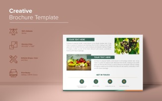 Food Corporate Brochure Design Template
