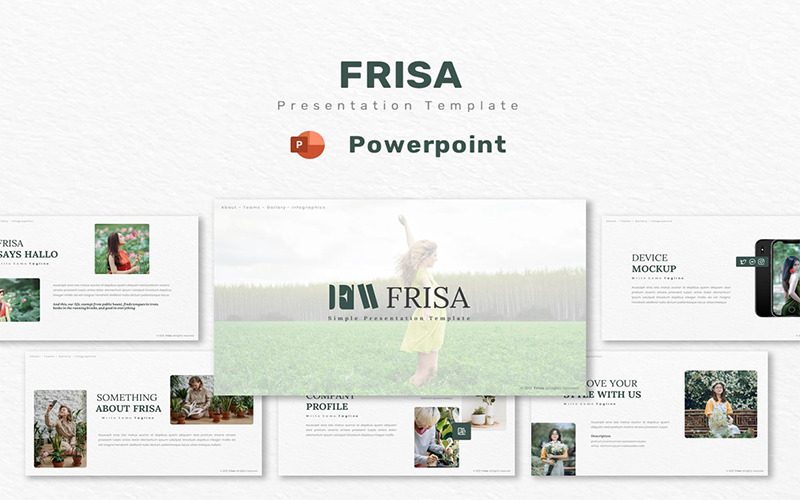 Frissa - Powerpoint Template PowerPoint Template