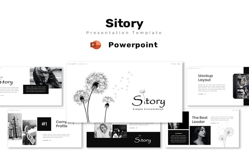 Sitory - Powerpoint Template PowerPoint Template