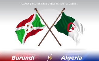Bosnia versus Algeria Two Flags