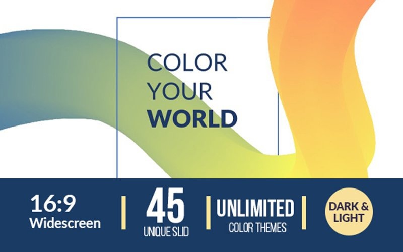 Color Your World PowerPoint Presentation PowerPoint Template